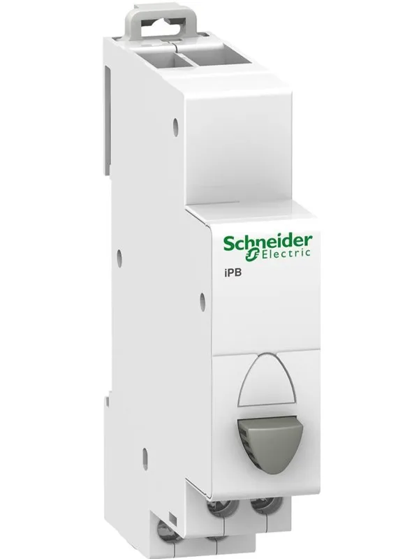 Schneider Electric Acti9 ipb 1no single push button grey