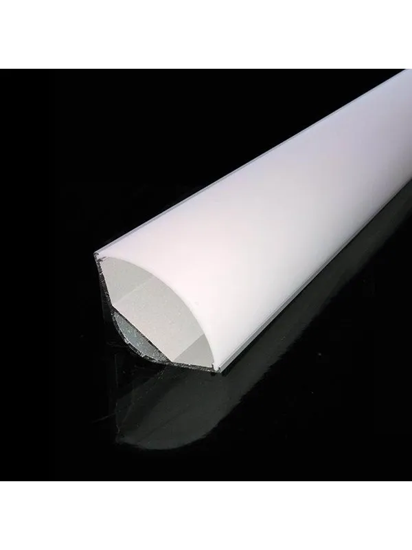 DEVELTRON Alu profil 5 med opal cover - 2.5 m