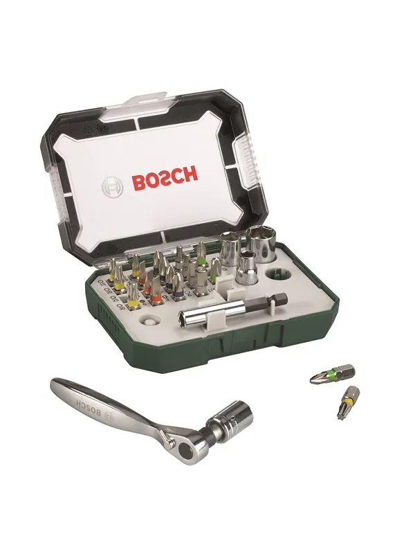 Bosch 26-delers skrutrekkerbits- og skrapingsett