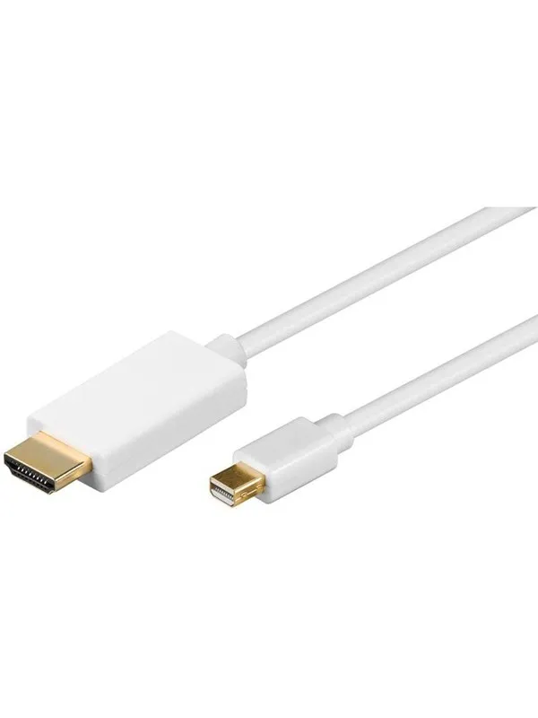 Pro Mini Displayport - HDMI - 1m - Hvit