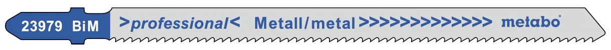 Stikksagblad for metall 106mm BiM 1,8mm pk/5