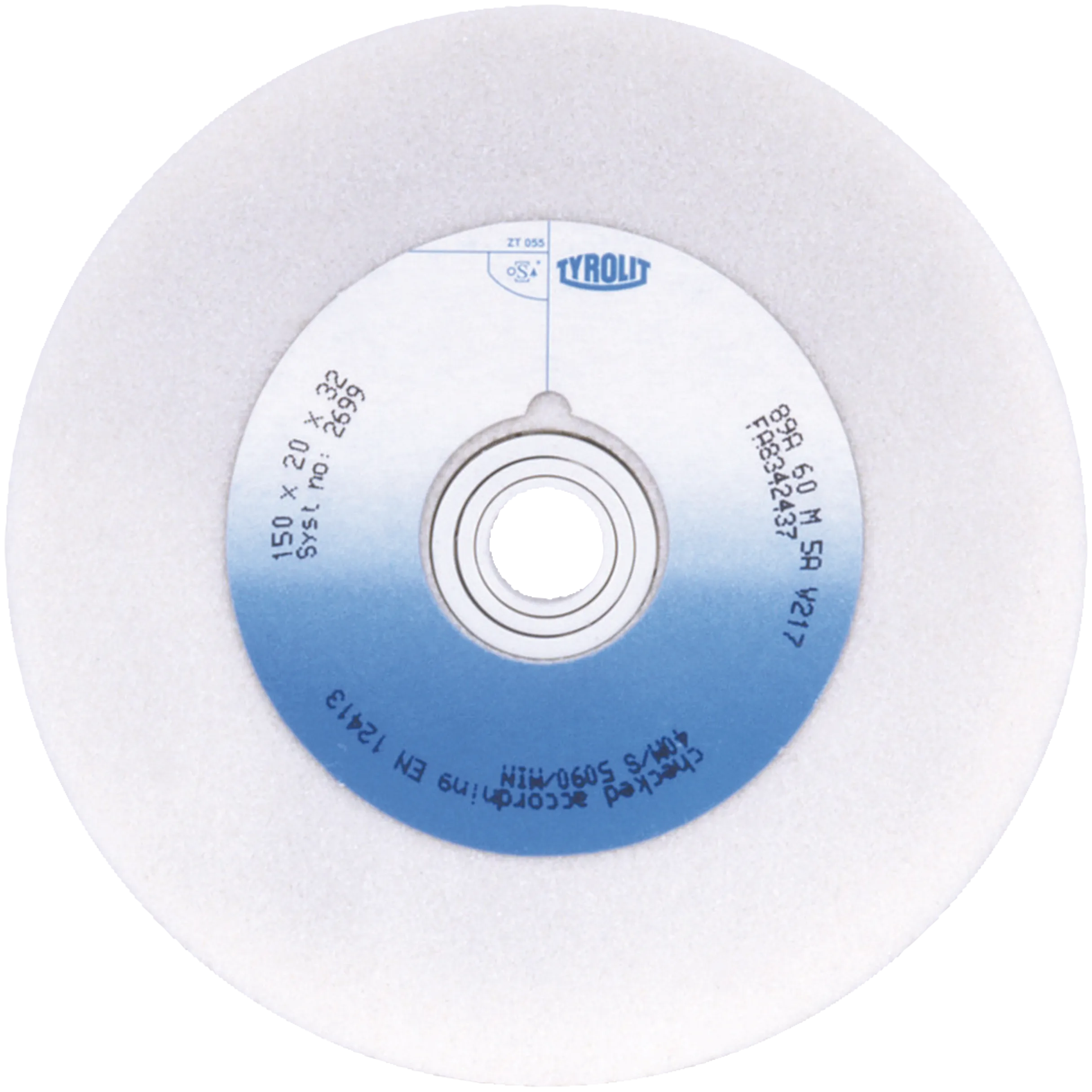 Slipeskive til benkesliper F1 125×15×32 89A60L5AV217