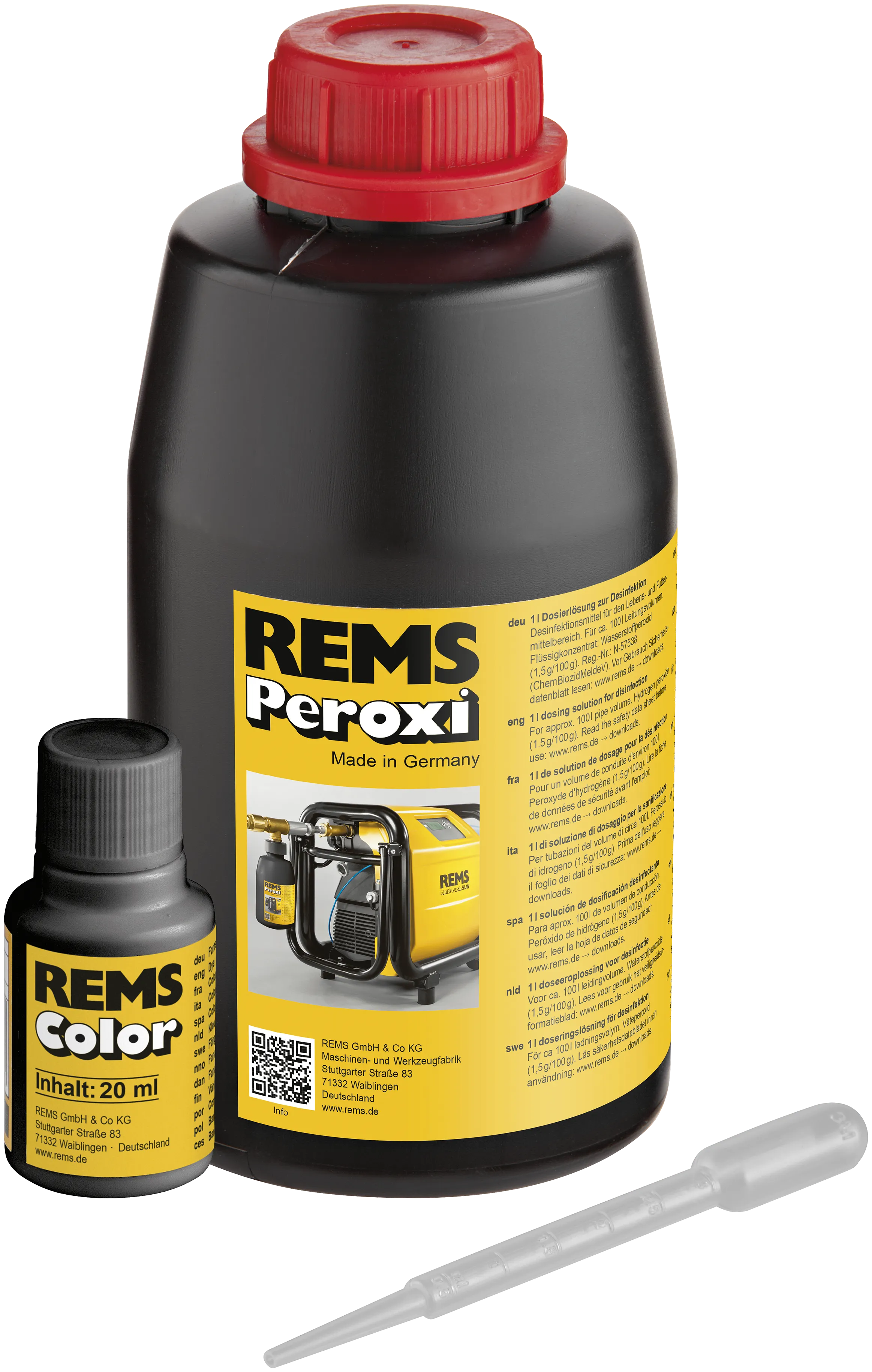 REMS desinfeksjon Peroxi Color t/Multi-Push 1 l