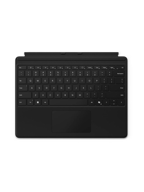 Microsoft Surface Pro Keyboard - keyboard - with trackpad accelerometer Surface Slim Pen 2 storage and charging tray - Tastatur - Engelsk - Svart