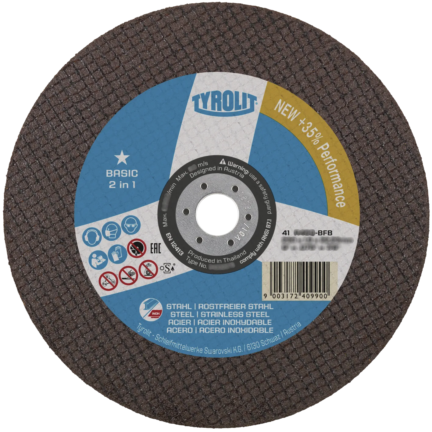 Kutteskive Basic 41C ø230×2,0 A30Q-BFB