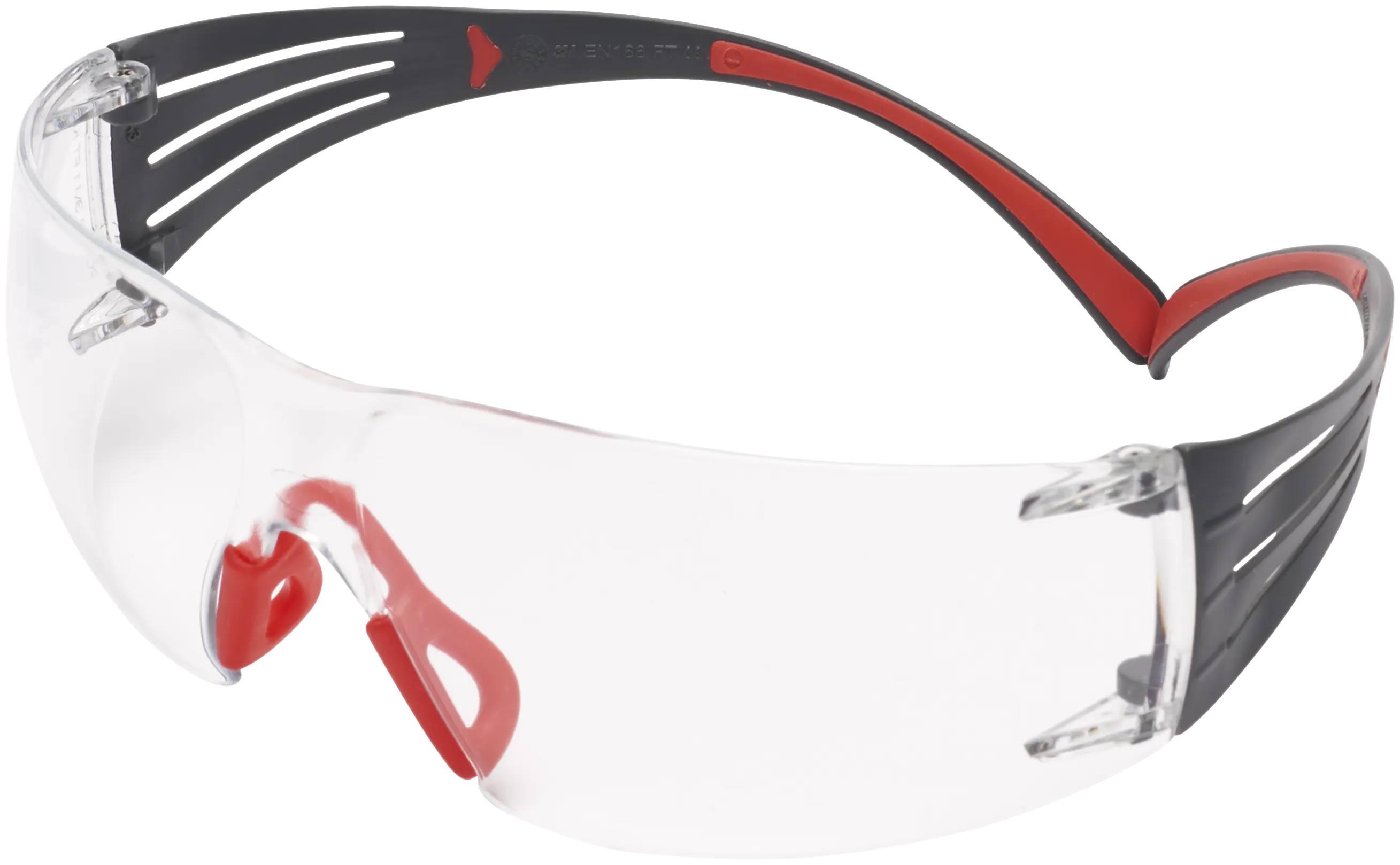 SecureFit 400 brille rød/grå anti-dug klar glas