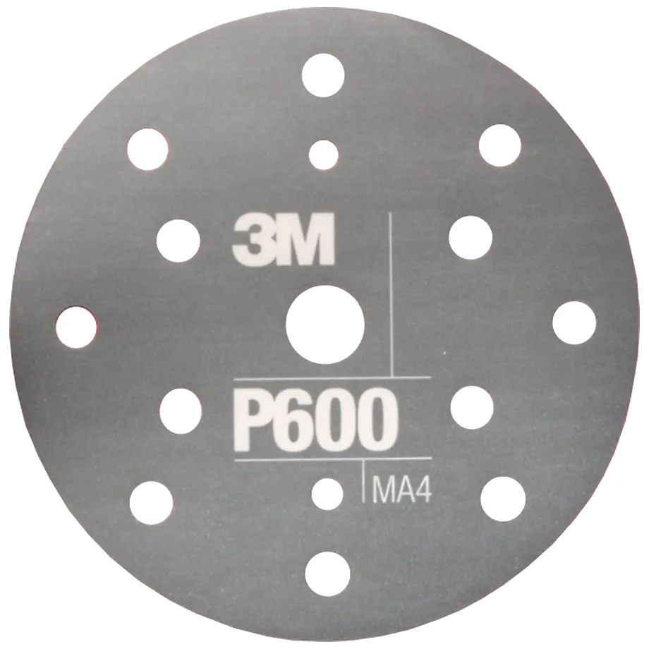 Hookit fleksibel sliberondel 15-hul, P600, 150 mm
