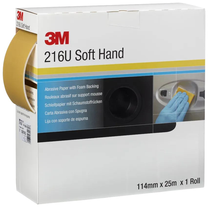 Slipepapir for hånd Soft Hand 216U 114mm×25m P240