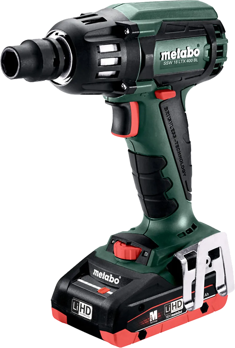 Slagnøkkel SSW 18 LTX 400 BL m/2×18V/4,0Ah