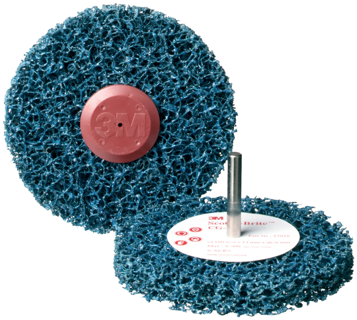 Grovslipeplate CG-ZS blå 150×13mm m/8mm spindel