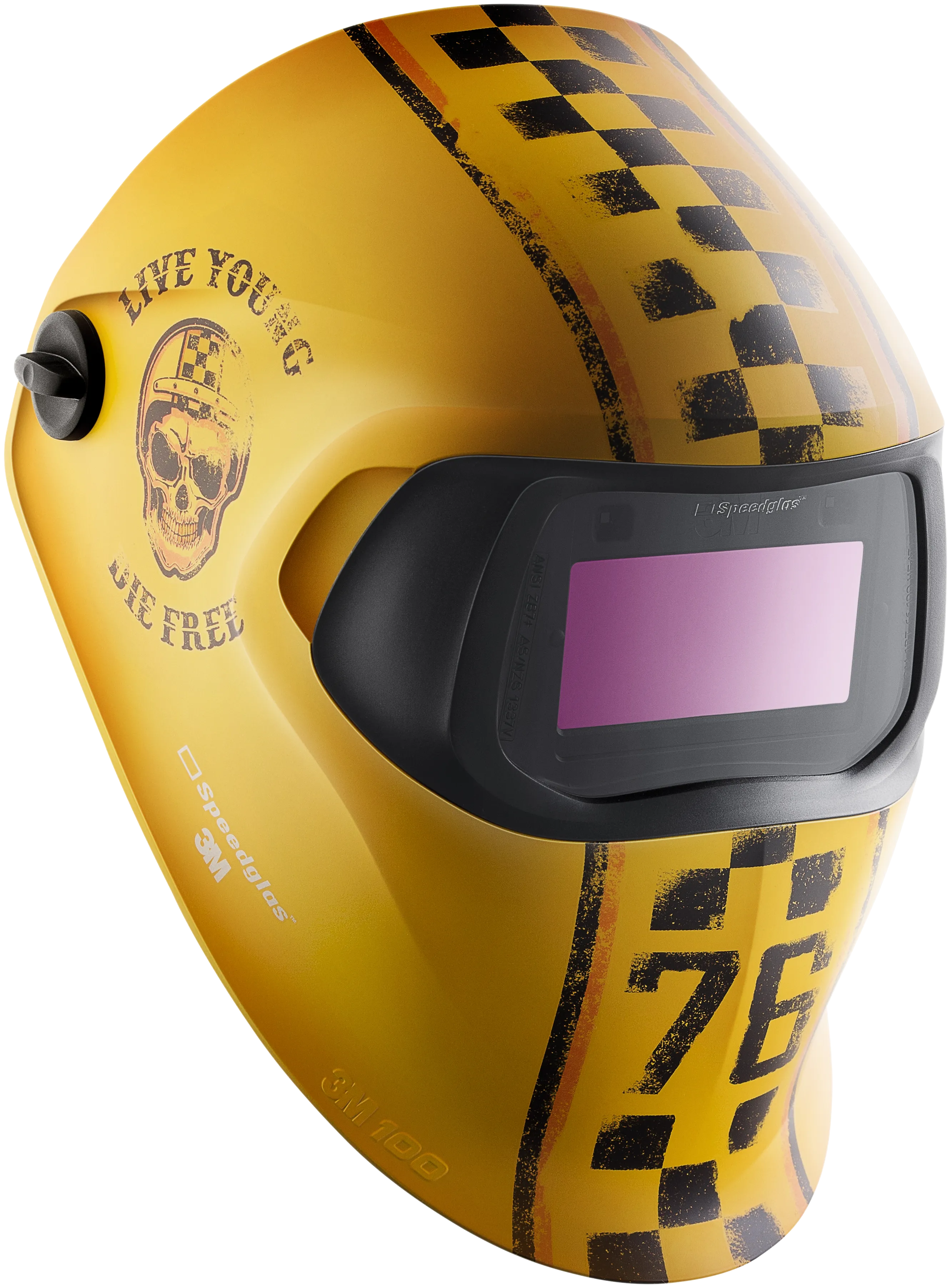 Speedglas 100V 'Motor' sveisemaske m/grafikk