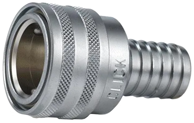 Klikk 3/4" koblingshus med 3/4" slangetupp