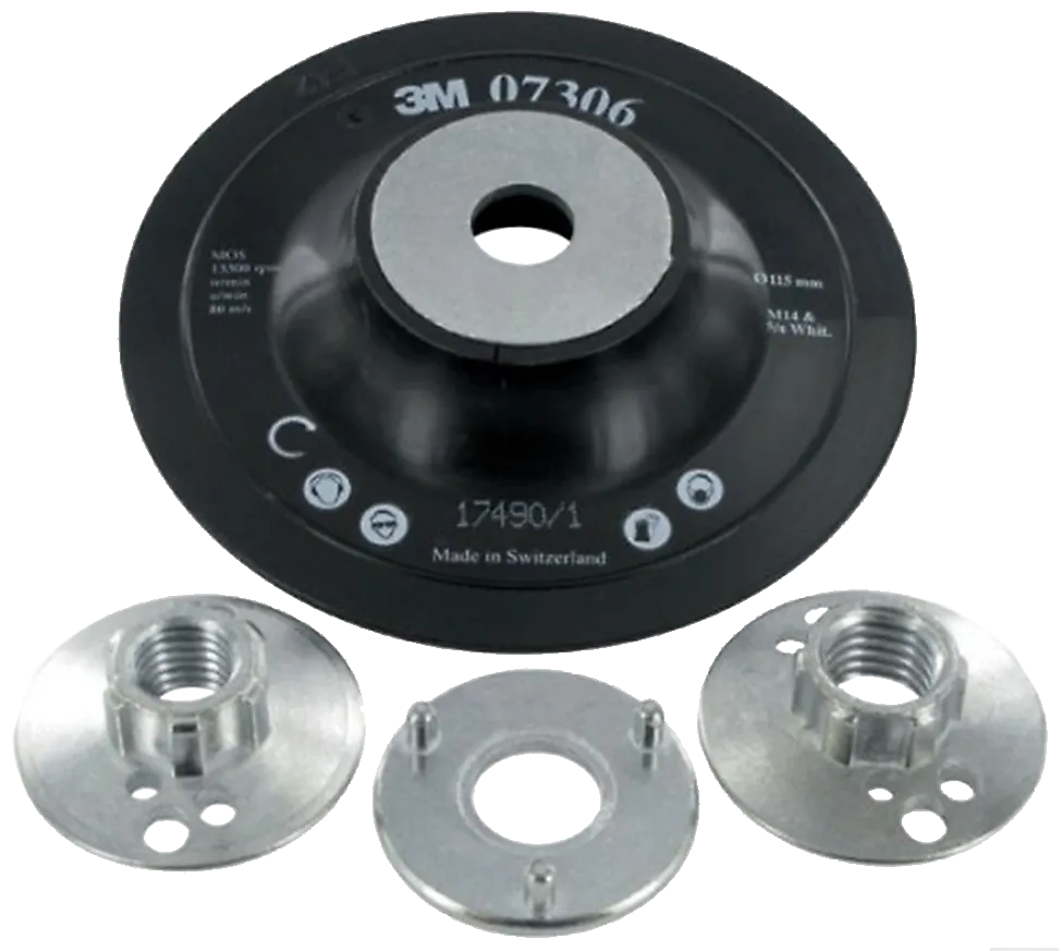 Gummibakplate M14 ø115mm