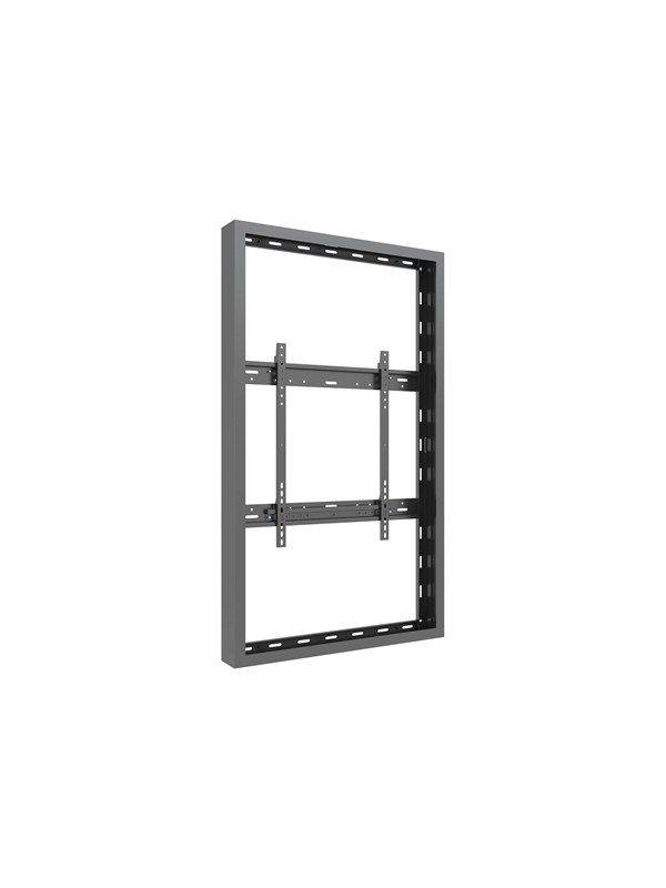 Multibrackets M Pro Series enclosure - for LCD display - high brightness - black RAL 9005 - Max 25 kg - recommended for 55"