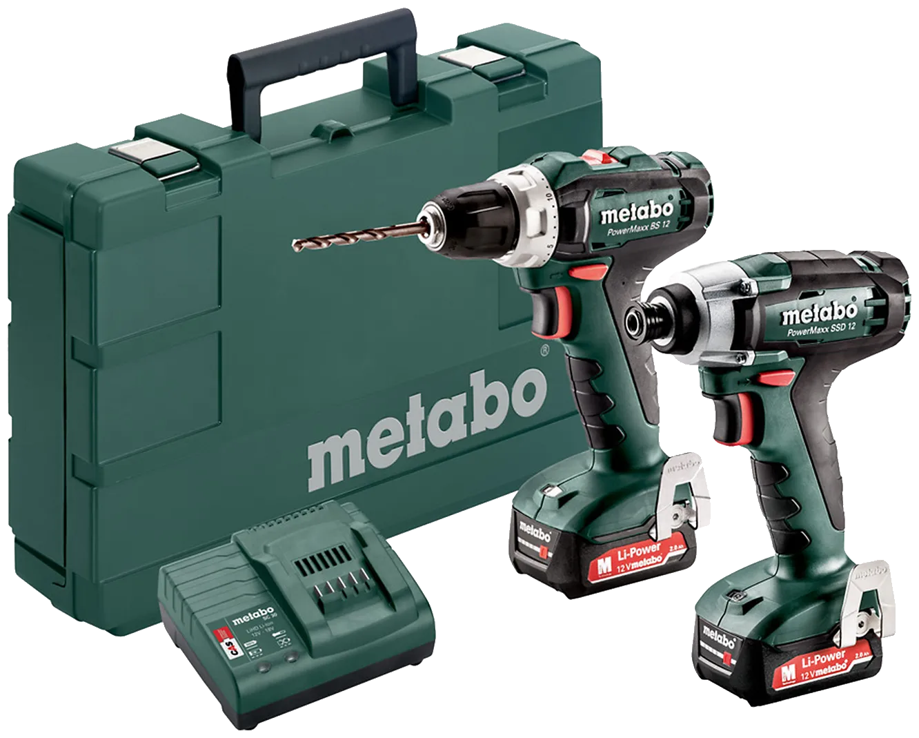 Combo-sett 2.7.1 12V: BS12 + SSD12 + 2×2,0Ah