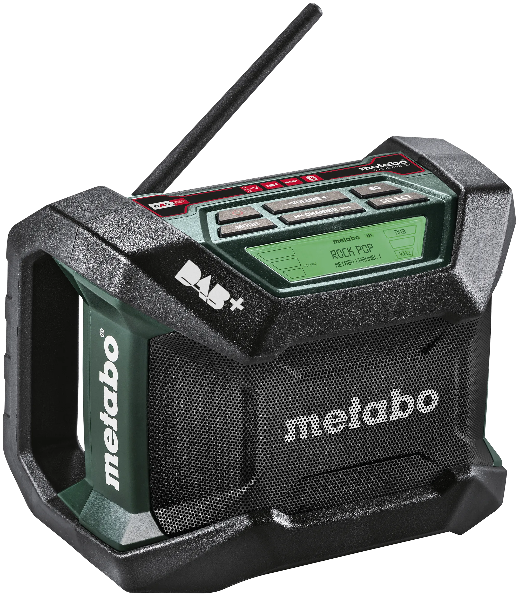Håndverkerradio R12-18 DAB+ BT solo, 12-18V/230V
