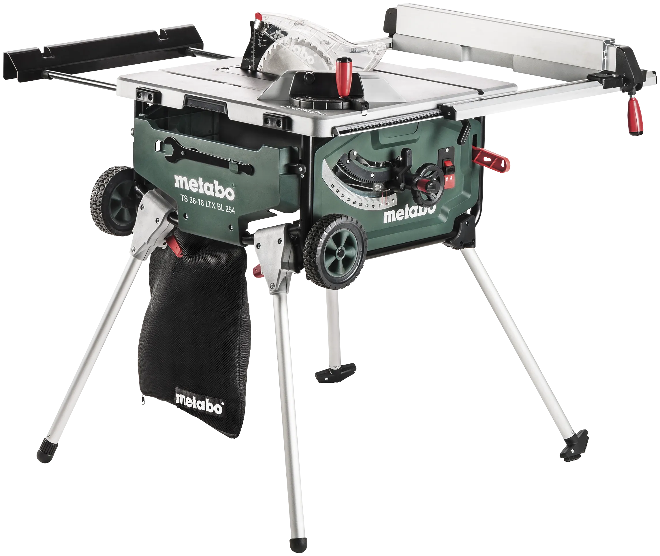 Batteridrevet bordsirkelsag TS 36-18 LTX BL 254 x 30 mm blad, 18V solomaskin