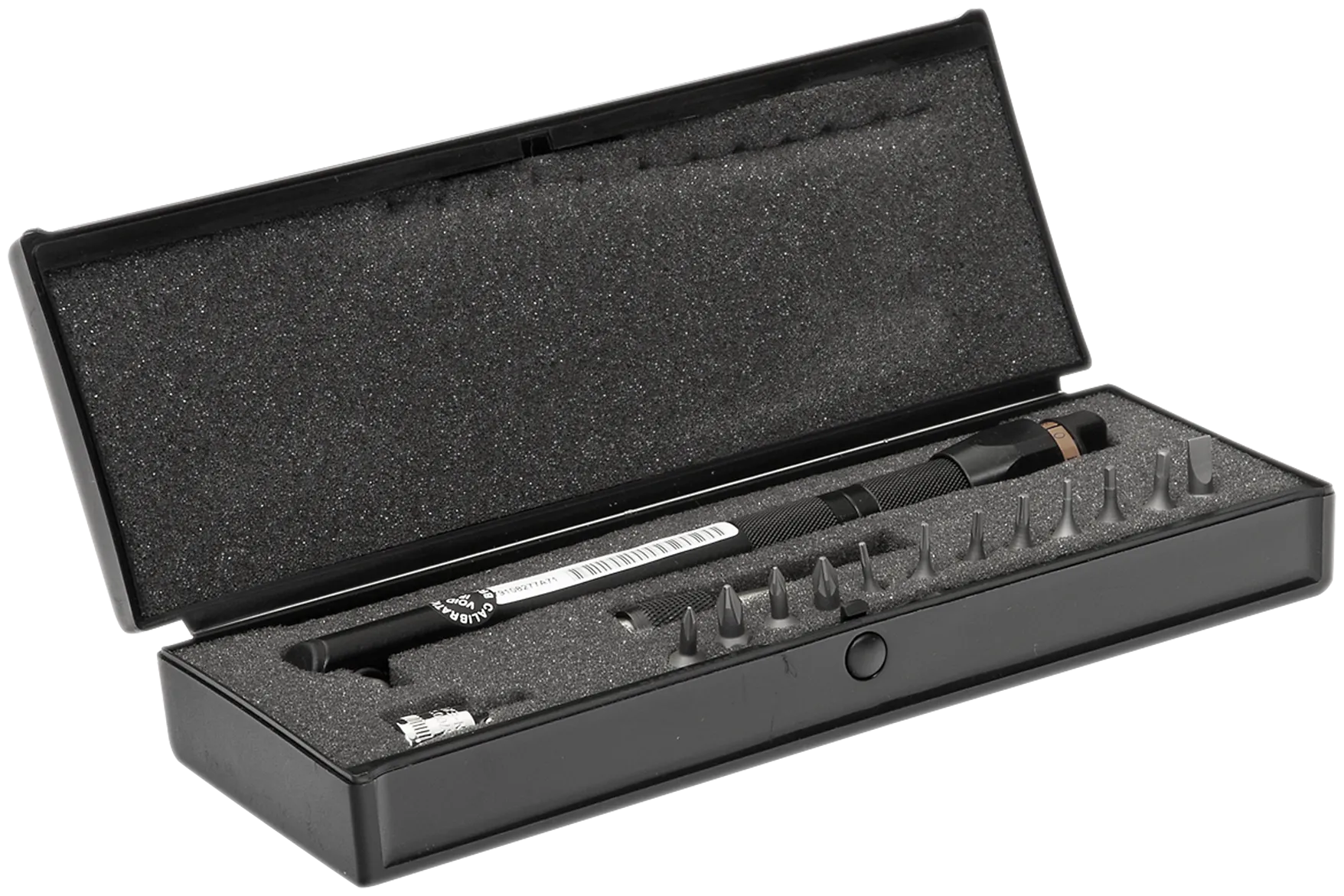 Momentnøkkelsett 1/4" 1-5 Nm, 17 deler