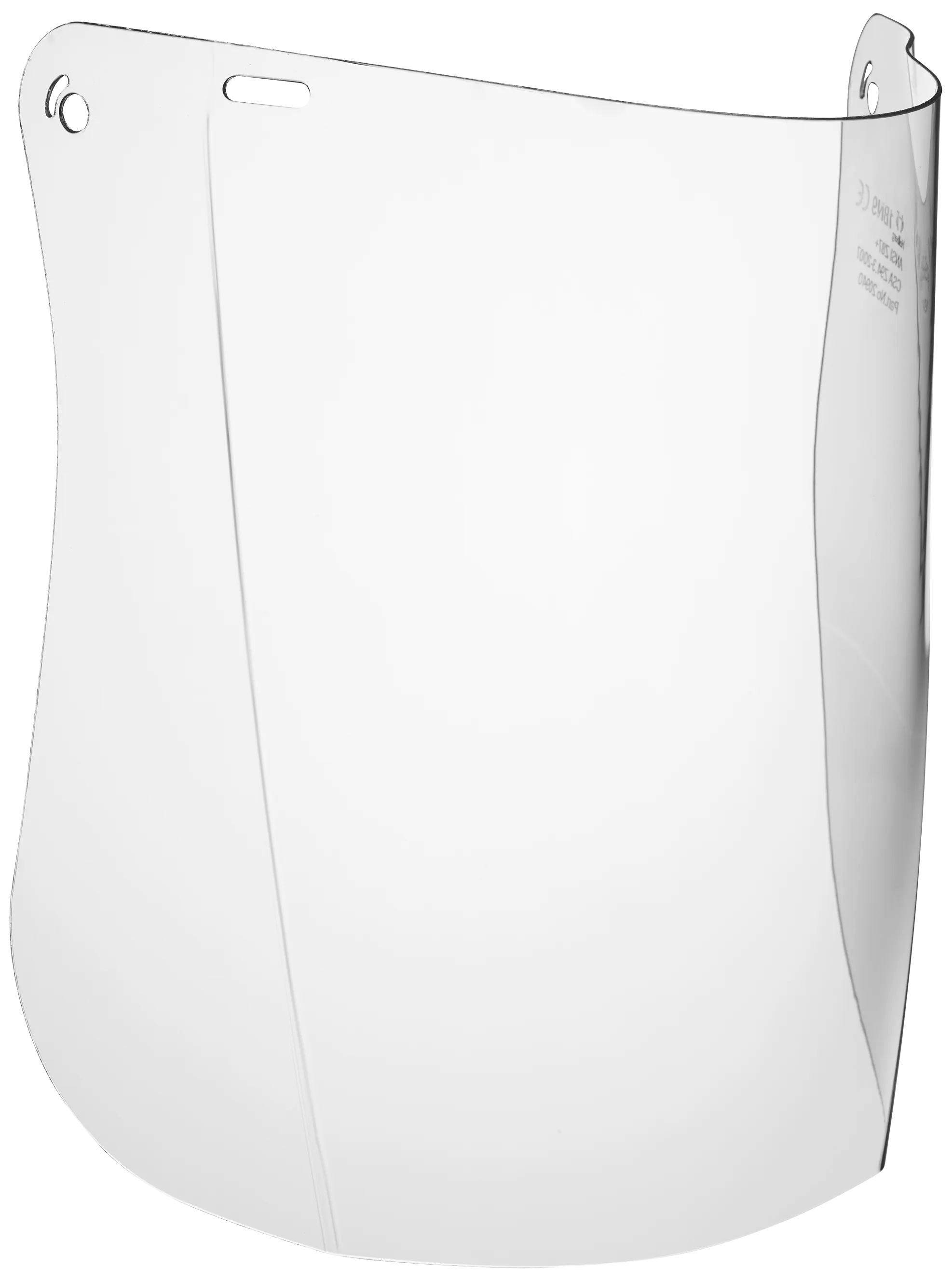 Visir m/antidug t/Safe visirholder, polykarbonat