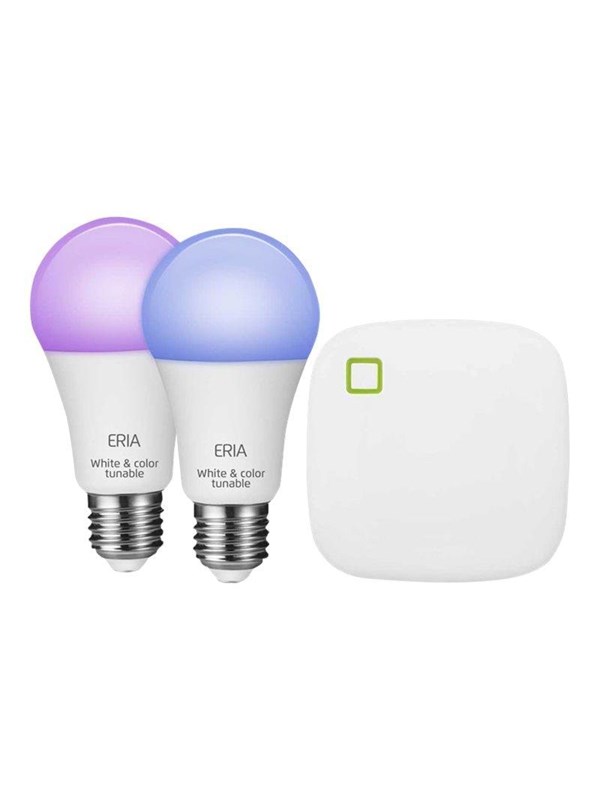 Adurosmart Startpakke 2 E27 RGB + Bridge 16mill. farver 2200-6500k ZigBee