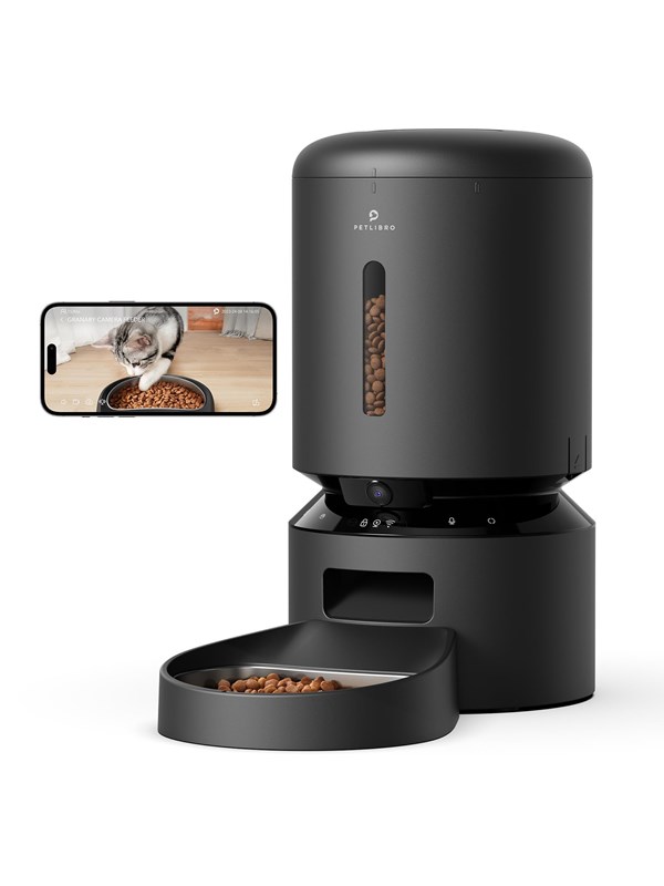 Petlibro - Automatic Cat Black Feeder with Camera