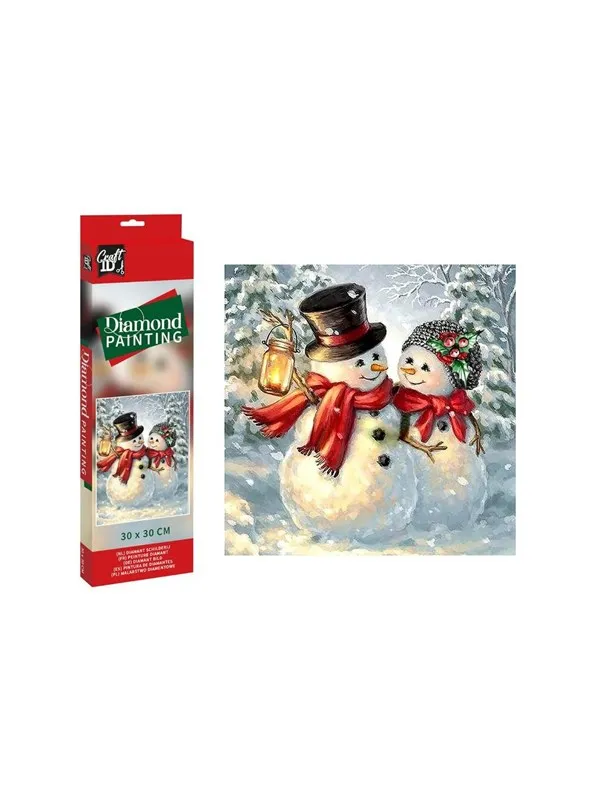 Creative Craft Group Diamond Painting 30*30cm. JUL. SNEMAND