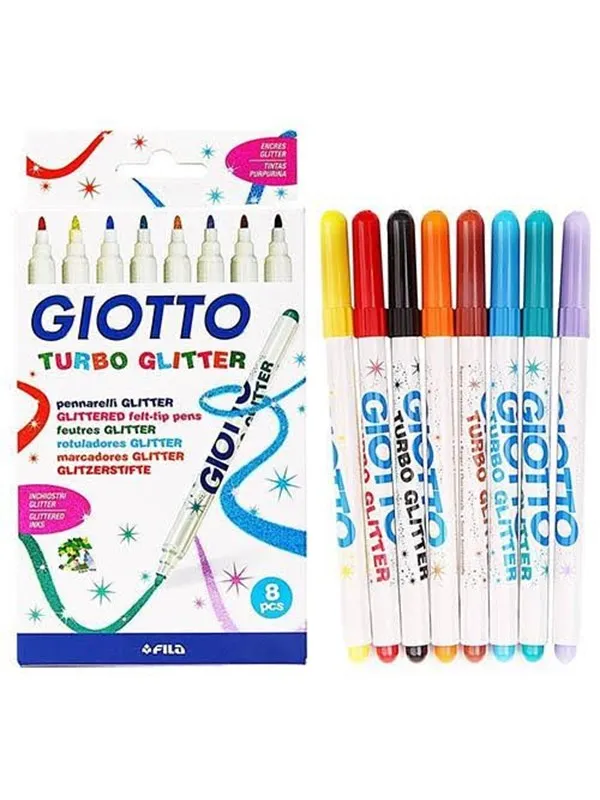 Giottos Turbo Glitter Glitter markers 8 pcs.