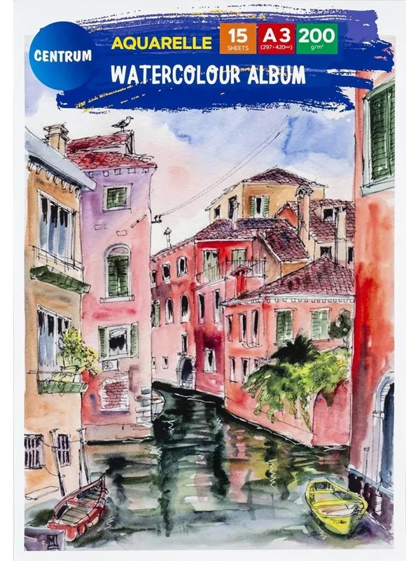 CENTRUM Watercolor pad A3. 200g. 15 sheets.