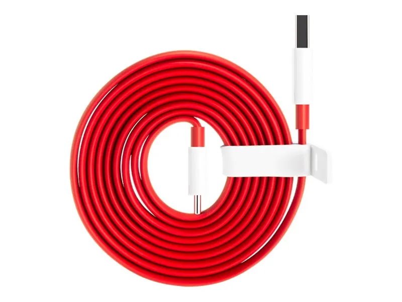OnePlus Warp Charge - USB-kabel - USB-C (hann) til USB-type A (hann) - 1.5 m - rød