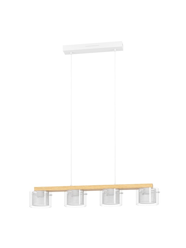 EGLO PORTICO-Z LANGBORD L880 RGBTW 4X500LM KLAR/NATURLIG FSC
