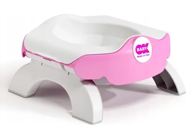 OKBABY reise-nattpotte Roady at home & on to go lys rosa 39051400