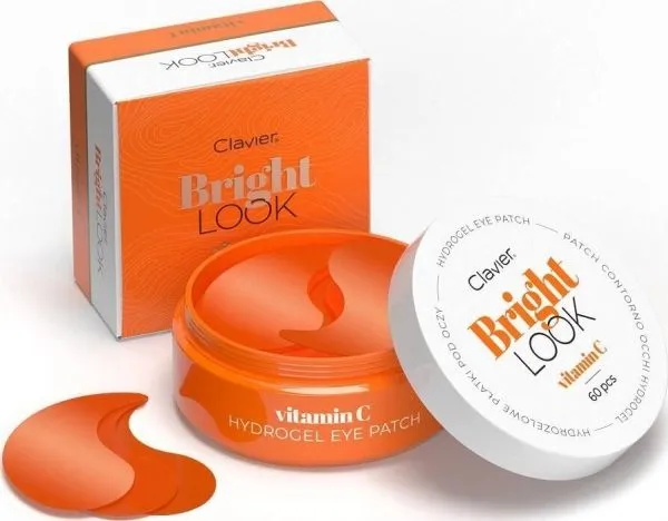 CLAVIER_Bright Look øyelapper Vitamin C 60 stk.