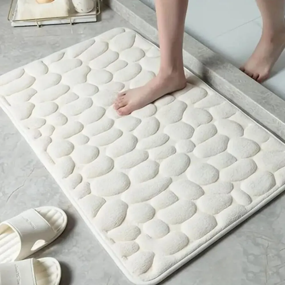 Absorberende Badematte med Sklisikker Bakside