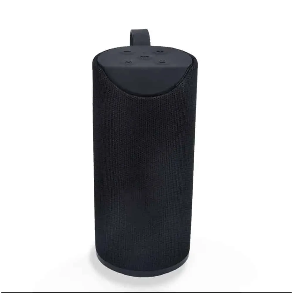 Bluetooth-høyttaler 5W med subwoofer og stoffdesign