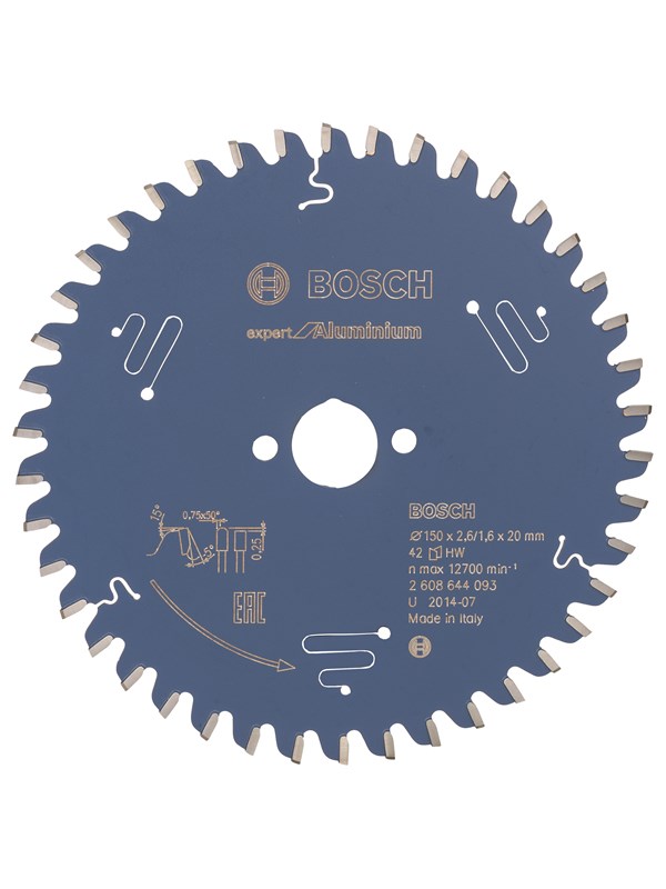 Bosch Sirkelsagblad Expert for Aluminium 150 x 20 x 2,6 mm, 42