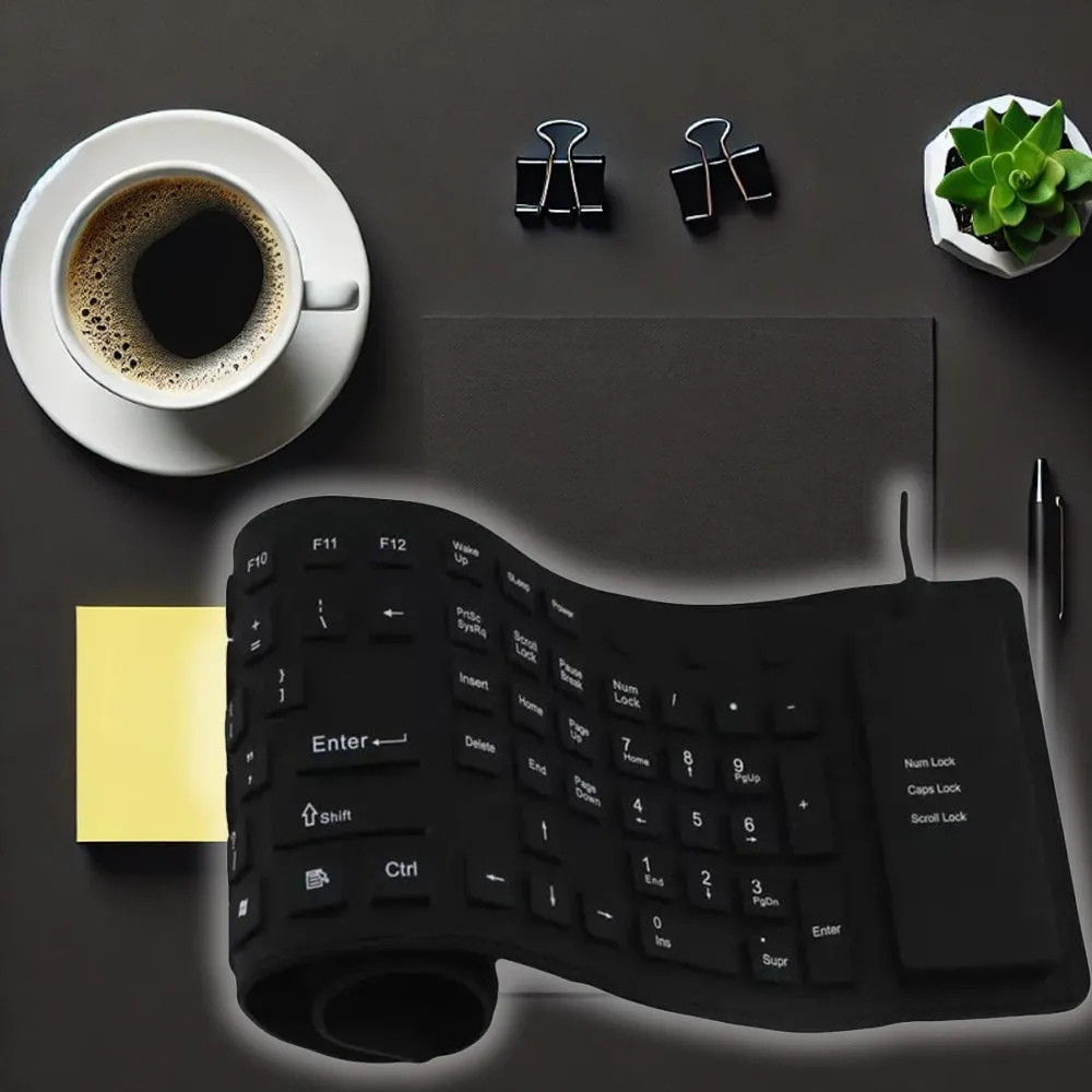 Smart, Sammenleggbart Tastatur for IOS, Android og Windows