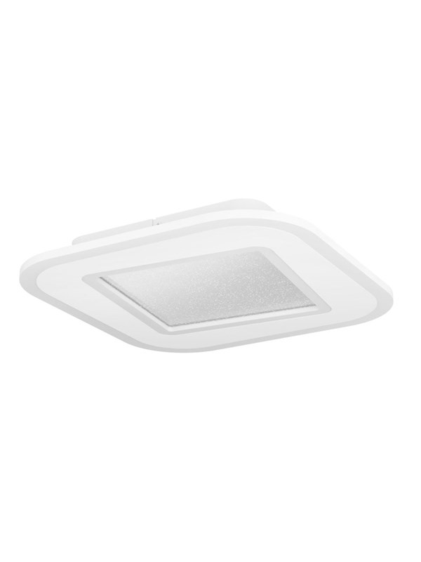 EGLO MACCHIONI TAK 380X380 CCT 2360LM DIMMPB. HVIT M/KRYSTALL EFFUS.