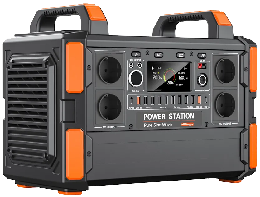 Powerstation, USB/12V/230V udtag, 1344Wh