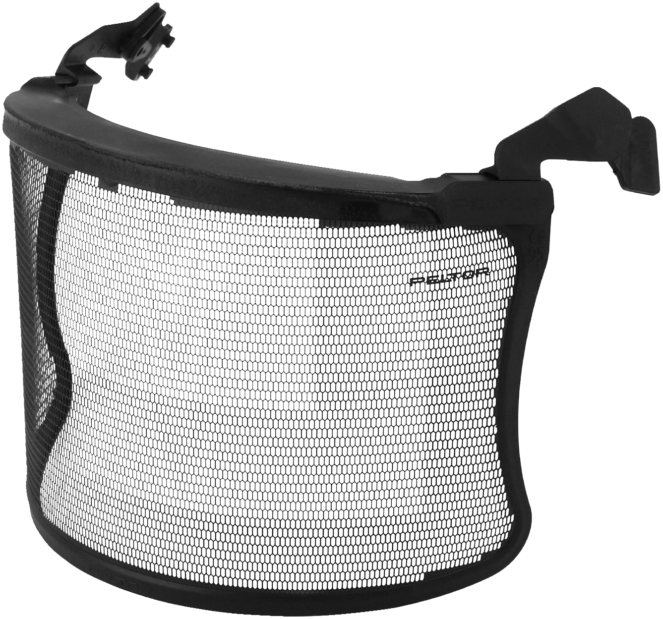 Nettvisir, børstet rustfritt stål, sort, V4J