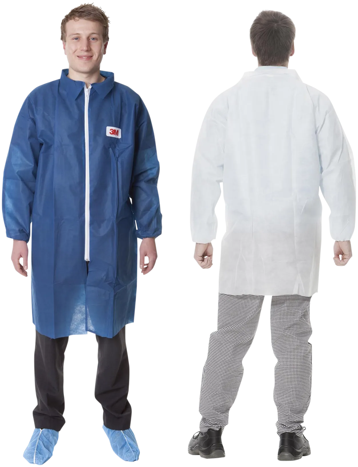 Besøksfrakk 4400 hvit 3XL