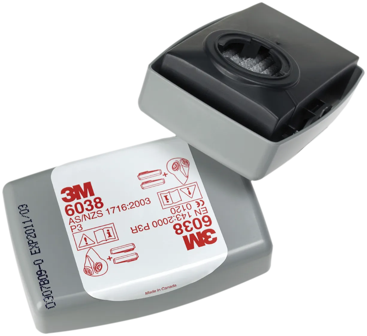 Partikelfilter 6038 P3R, 2stk