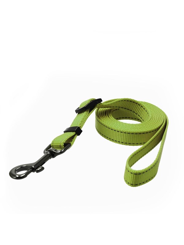 Dogman Iris Justerbart Nylon Hundebånd Grønn Liten 10mm 120-200cm