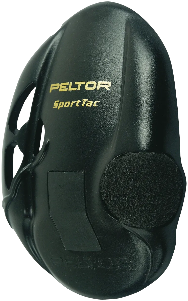 Peltor SportTac erstatningsskall, svart, 2stk