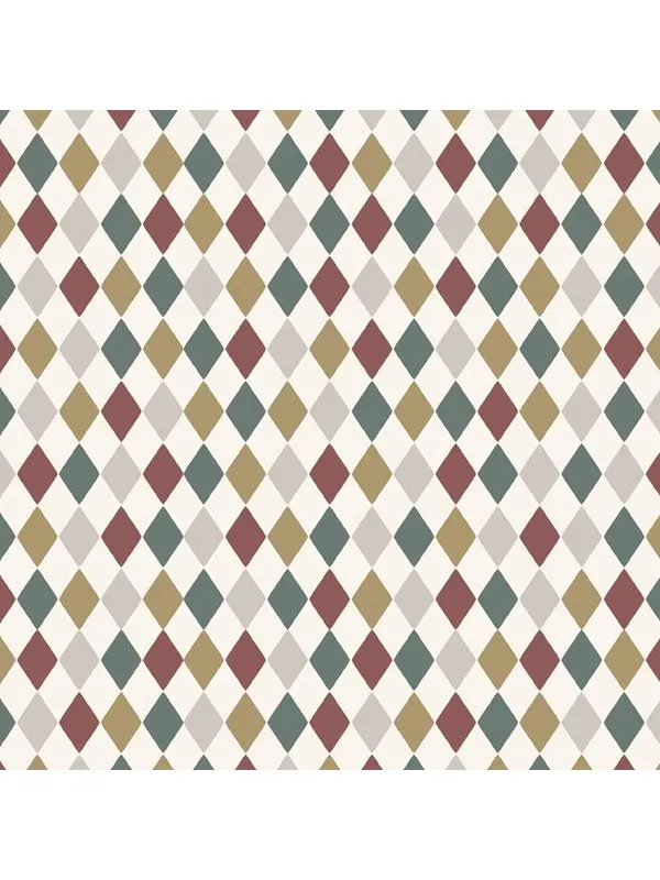 SCANSEASON Gift wrap 57cm*6meter. Harlequin