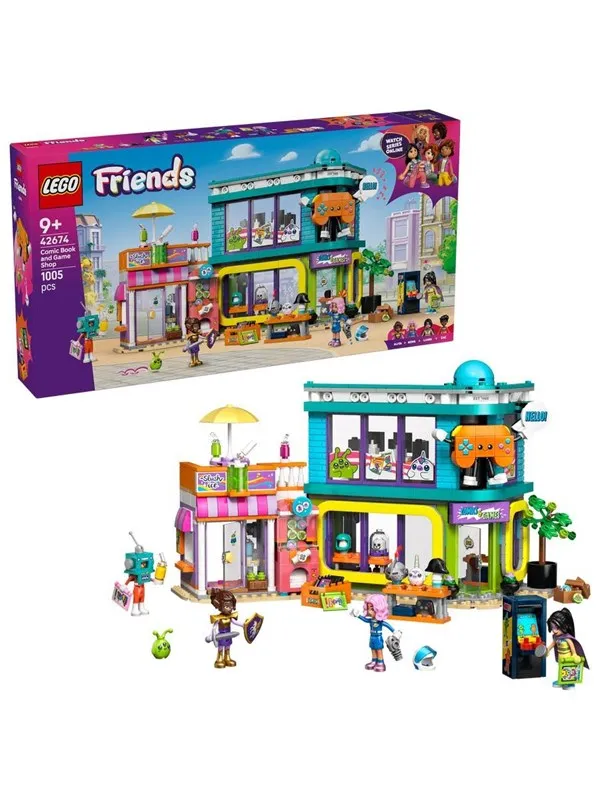 LEGO Friends 42674 Spill- og tegneseriebutikk
