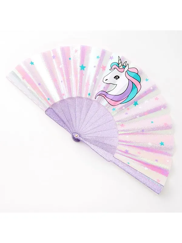 Pocket Money Unicorn Hand Fan - assorted