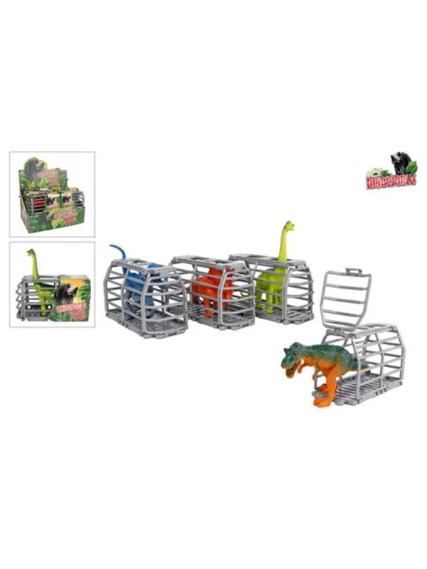 Pocket Money Dinosaur In Cage - assorted