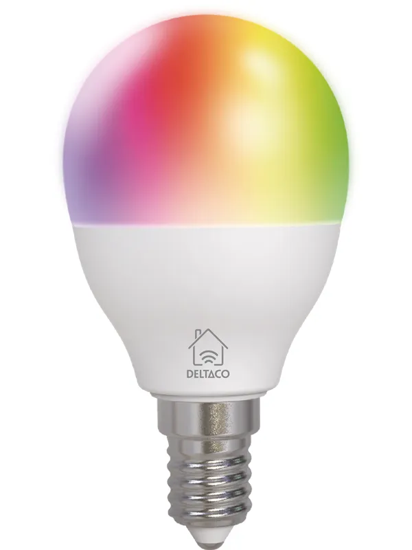Deltaco Smart LED-bulb E14 RGB Wi-Fi 4.9 W