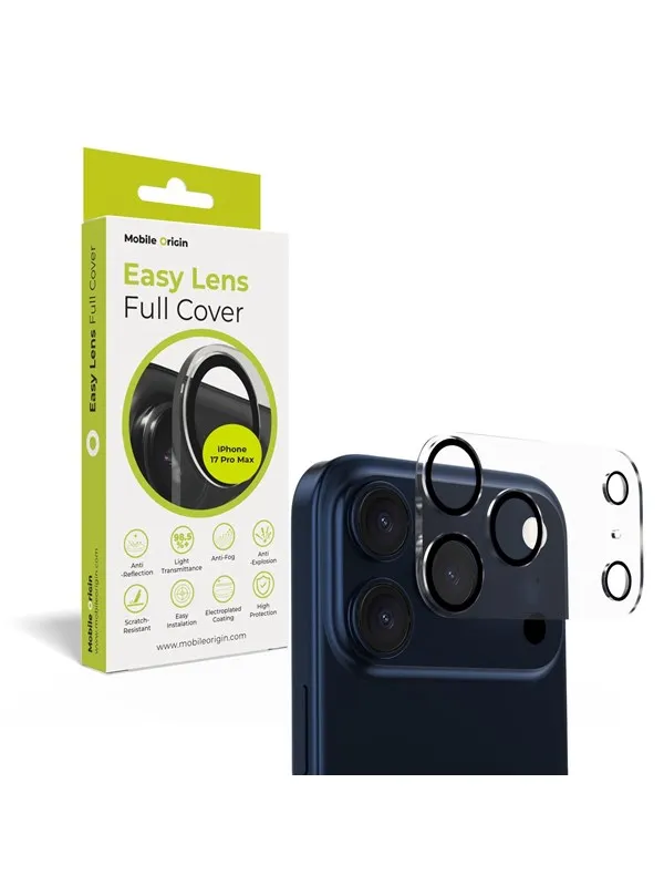 Mobile Origin Easy Lens full cover - clear - iPhone 17 Pro Max