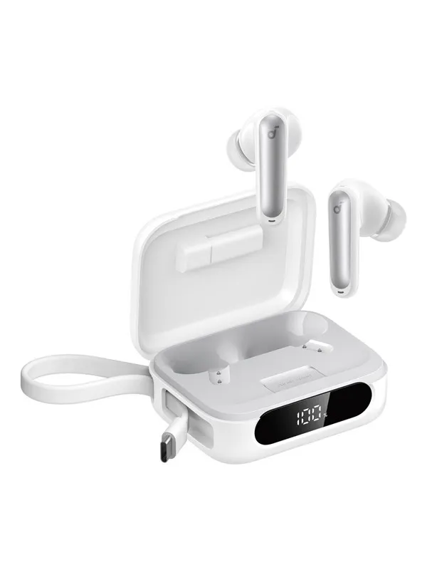 Anker soundcore P41i | Wireless Earbuds with Portable Phone Charger (With Lightning Adapter) - White